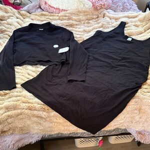 Time and Tru Black Dress Set